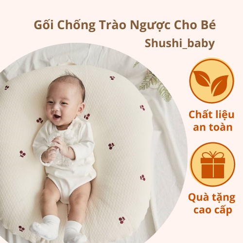 Gối Chống Trào Ngược Cho Bé Hỗ Trợ Tiêu Hóa Tập Ngồi Chất Lượng Cao