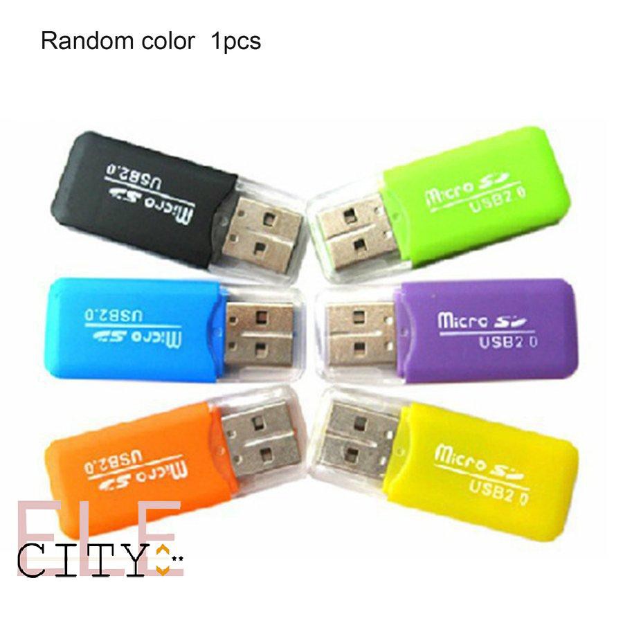 ✨ELE✨Lightweight And High Speed Memory Card Reader USB2.0 Memory Card Reader