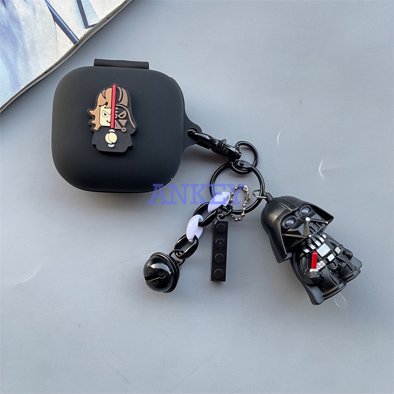 Case for Beats Fit pro / Studio Buds / Powerbeats Pro Vỏ bảo vệ hộp sạc tai nghe hình Samurai bằng silicon mềm chống sốc chống thấm nước Beats Fit Pro/Powerbeats Pro/Studio