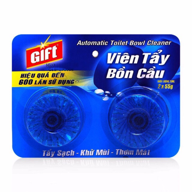 Viên Tẩy Bồn Cầu Gift 2 Viên 55g