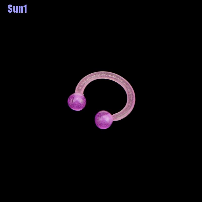 1 Mũi / Môi / Tai / Mũi Bằng Acrylic Dạ Quang Độc Đáo