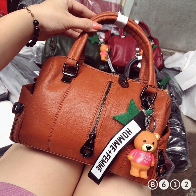 TÚI XÁCH 🍄DA MỀM🌺 ĐẸP XUẤT SẮC CÒN MÀU ĐEN, NÂU, RÊU