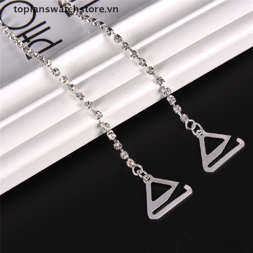 1 Set 1 / 2 Dây Áo Ngực Đính Đá Thời Trang Quyến Rũ