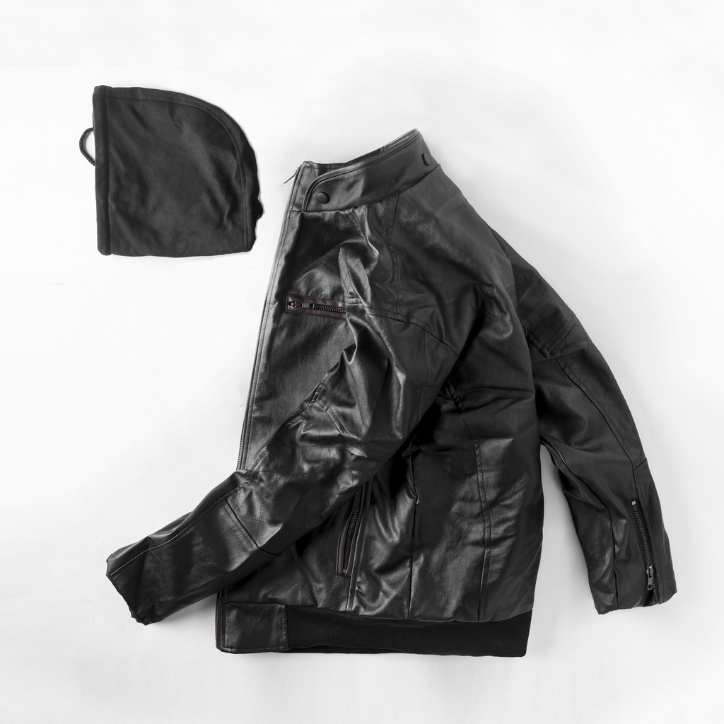 Áo khoác da nam lót lông ấm áp Lados 138, có nón nỉ tháo rời | BigBuy360 - bigbuy360.vn