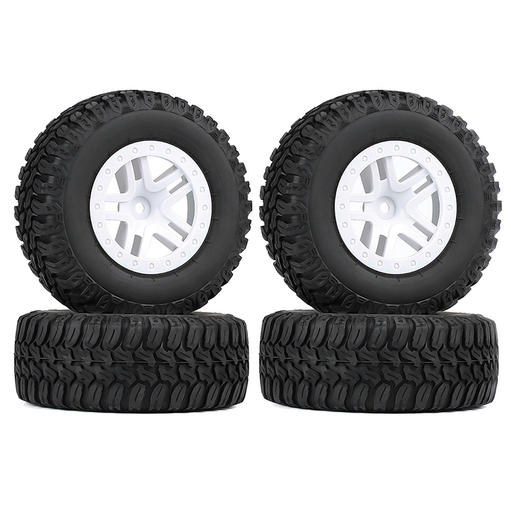 Bộ 4 Bánh Xe Cao Su 110 * 48MM 108 * 42MM Cho Xe Tải Điều Khiển Từ Xa 1 / 10 ARRMA SENTON 4X4 550 MEGA XLH 9125 Traxxas Slash