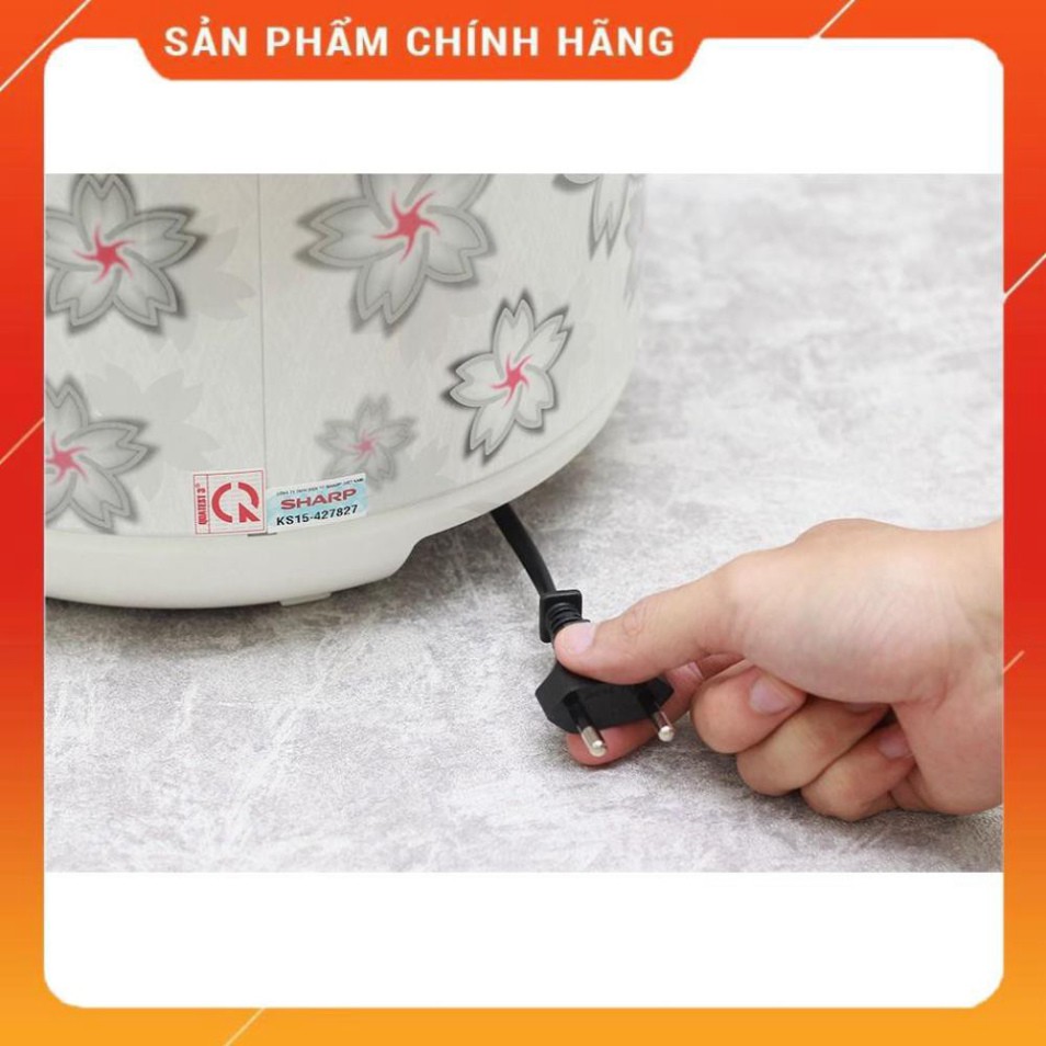 [Hỏa tốc 1 giờ] [FREESHIP] Nồi cơm điện Sharp KS-N182ETV SW 1.8L - Hàng chính hãng, bảo hành 12 tháng