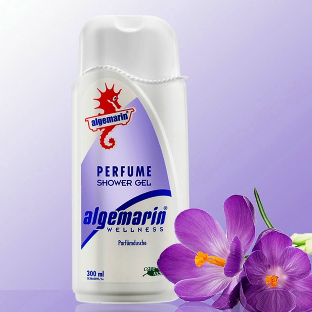Sữa tắm cá ngựa Algemarin Perfume Shower Gel chai vuông 300ml-Hàng Đức Chính Hãng
