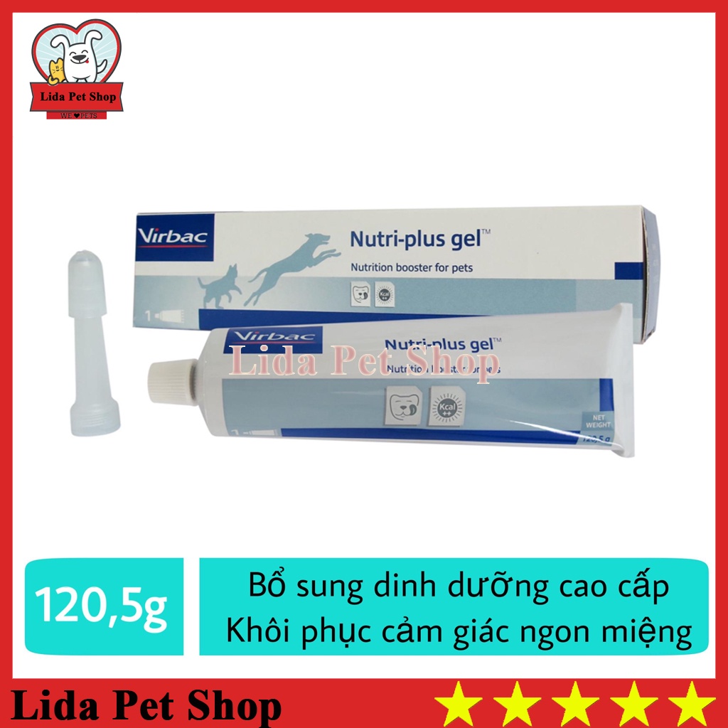 Nutri Gel - Gel kem ăn dinh dưỡng Virbac Nutri-Plus - Lida Pet Shop