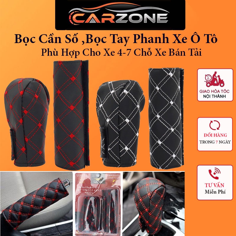 Bọc Cần Số Phanh Tay Cho Xe Ô Tô CARZONE.TOP