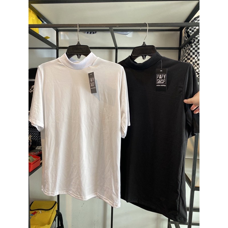 Áo thun cổ cao 3cm cao cấp (Video thật) | BigBuy360 - bigbuy360.vn