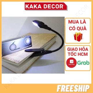 Đèn led kẹp bàn, đèn kẹp đọc sách chống cận uốn dẻo nhỏ gọn Kaka Decor