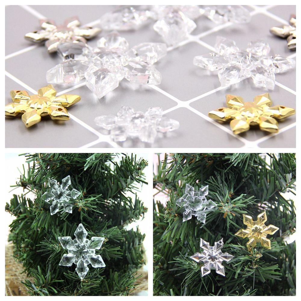 CONOPERY Bộ 10 / 20 Bông Tuyết Nhân Tạo Bằng Acrylic Treo Trang Trí Giáng Sinh|Thủ Công