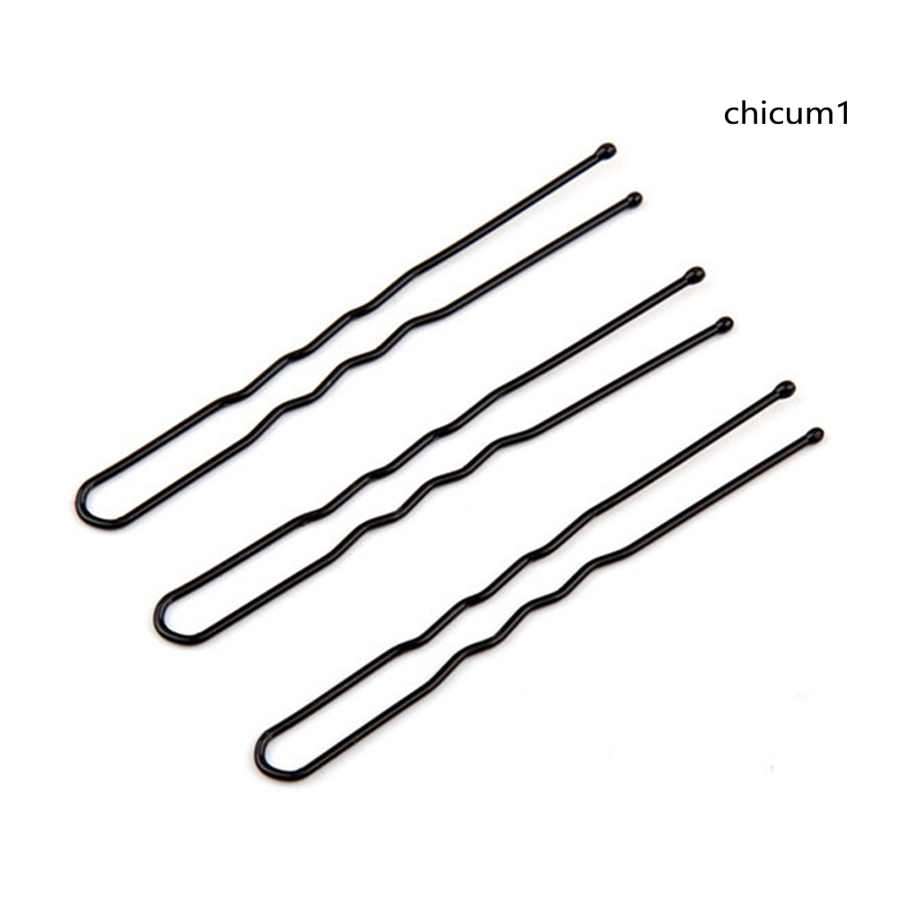 Bộ 50 cái kẹp tóc tạo kiểu hình chữ U gợn sóng tiện dụng