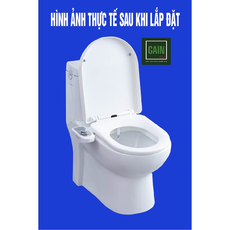 Vòi rửa vệ sinh thông minh HYUNDAE BIDET GDB 500, BH 3 Năm, đổi lỗi 15 Ngày, không dùng điện, tự rửa vòi xịt