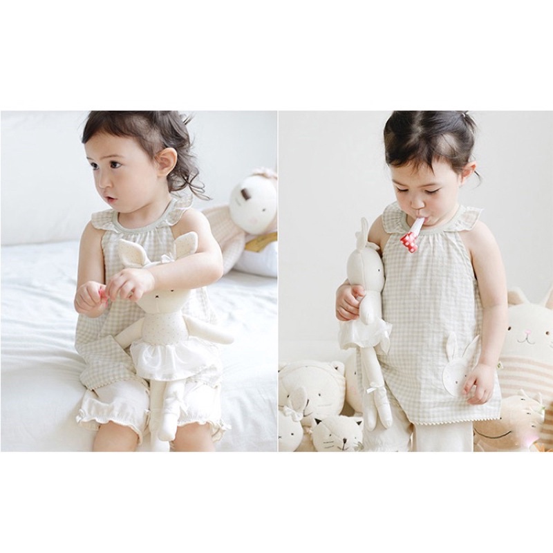 Thỏ bông phong cách Hàn Quốc cho bé