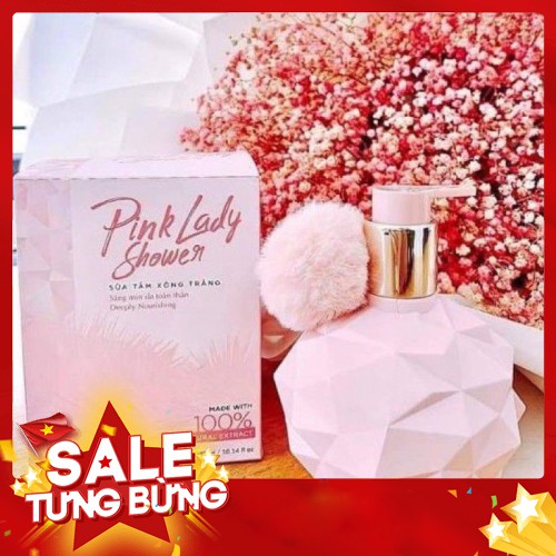 Sữa tắm xông trắng pink lady 300ml