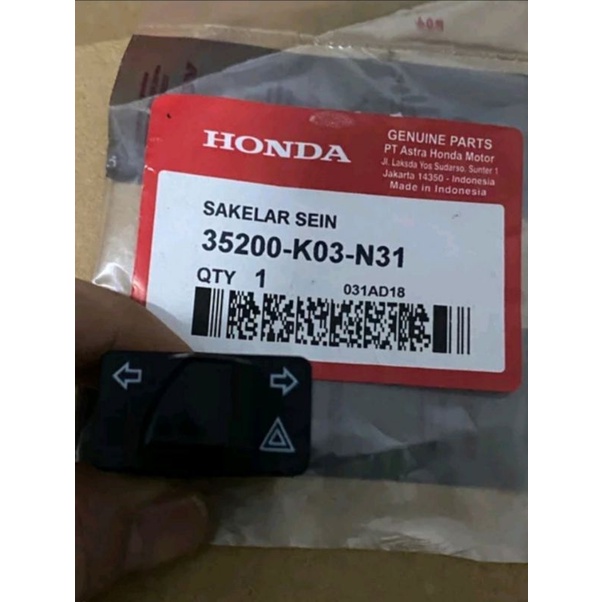 Công Tắc Nút Tín Hiệu Xi Nhan Vario 150 Revo FI Supra X 125 Supra GTR TEC Hazard