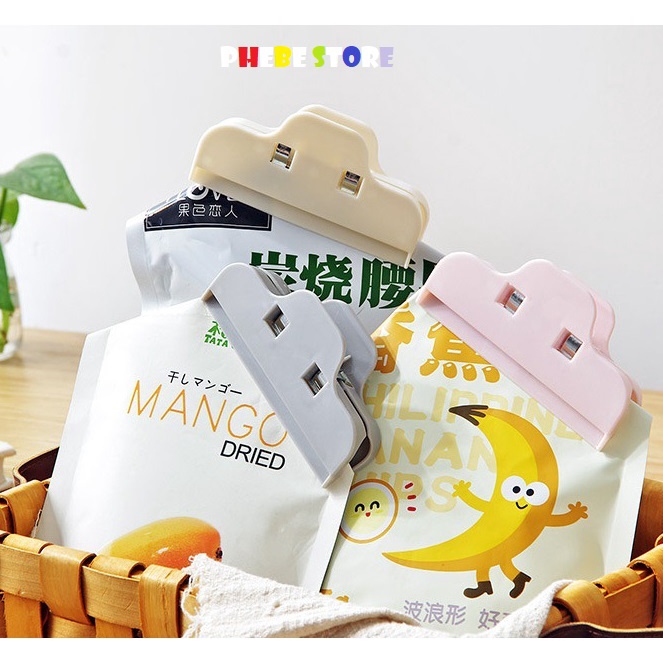 Kẹp gói bao bì miệng túi thực phẩm chống ẩm tiện lợi thông minh loại lớn