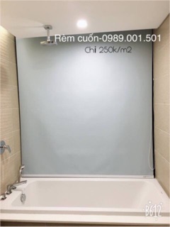 Rèm cuốn trơn cản sáng 100% ( kt :1,4 x 1,6)
