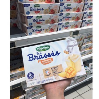 Sữa chua phô mai Bledina Brasses Pháp vỉ 6 hộp*95g