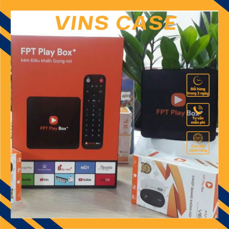 [TRUYỀN HÌNH ĐIỀU KHIỂN GIỌNG NÓI] FP.T Play Box+ Model S500 - Đầu Thu Android 9.0 [NEW 100%] Xem Youtube Trên TV Thường