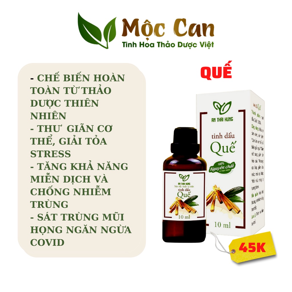 Tinh dầu Mộc Can-Thảo dược thiên nhiên giúp thư giãn cơ thể, giải tỏa stress,tăng khả năng miễn dịch &amp; chống nhiễm trùng