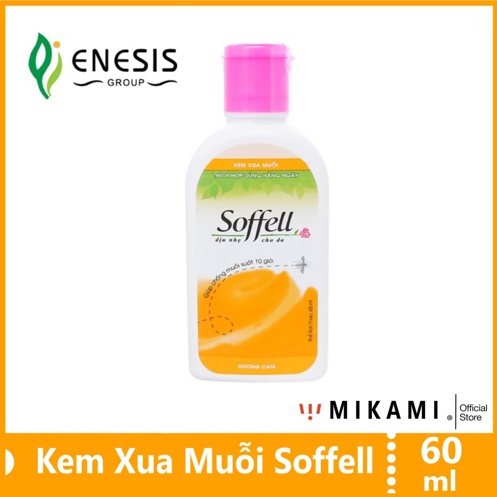 Kem Chống Muỗi Hương Cam SOFFELL Xuất Xứ Indonesia 60ml