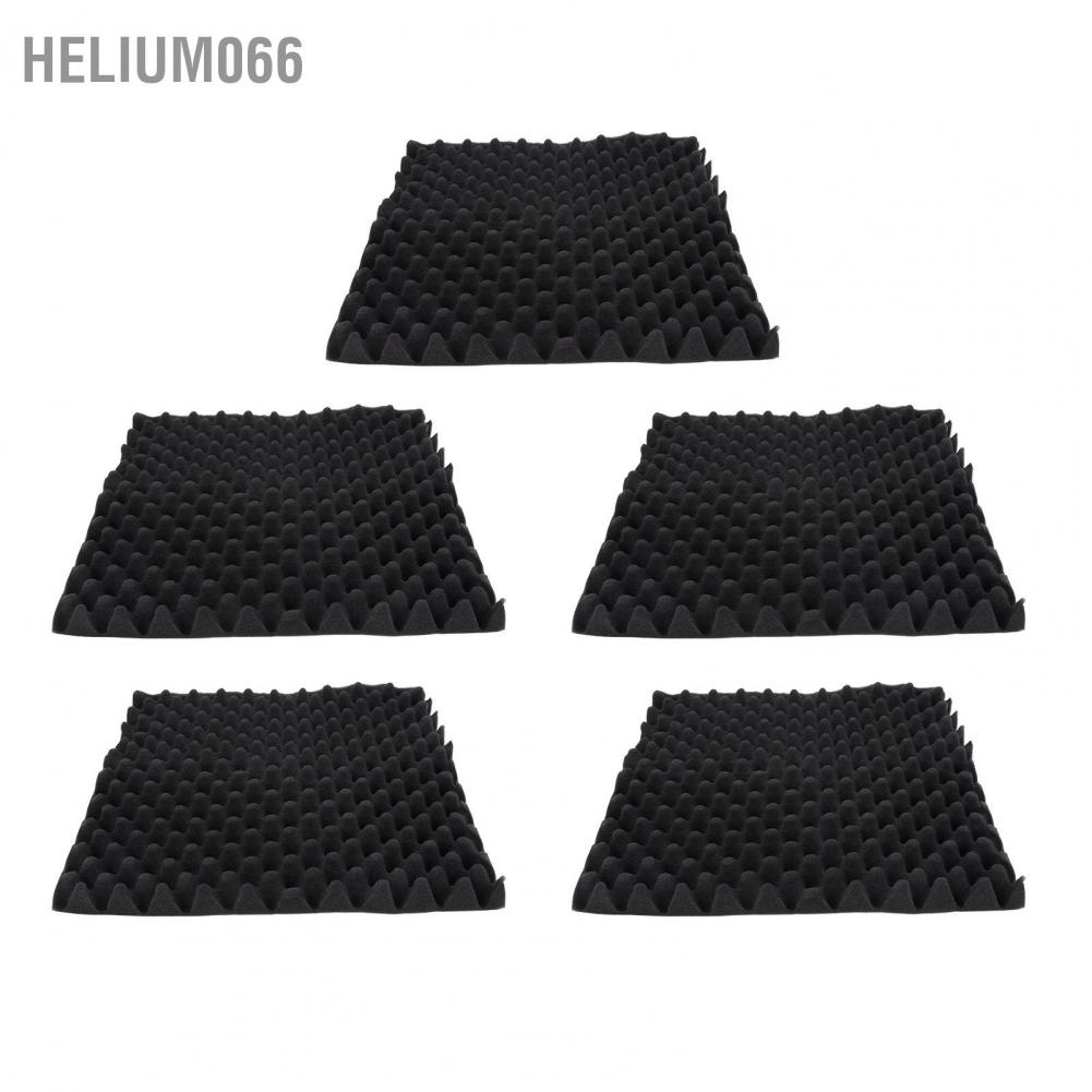 5 cái Tấm cách âm Studio Bọt Nêm nhiệt Vật liệu chống ồn Helium066