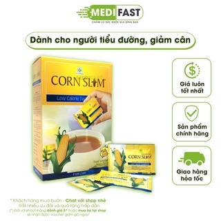 Đường ăn kiêng Cornslim - Hộp 50 gói - giảm thiểu tiểu đường - Đườn bắp ăn kiêng