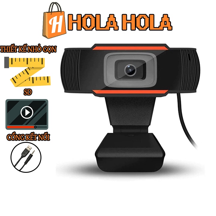 Webcam đa năng tích hợp micro hỗ trợ học, làm viêc Online chuẩn SD | BigBuy360 - bigbuy360.vn