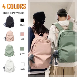 Ba Lô Học Sinh Cỡ Lớn Màu Trơn Thời Trang Hàn Quốc