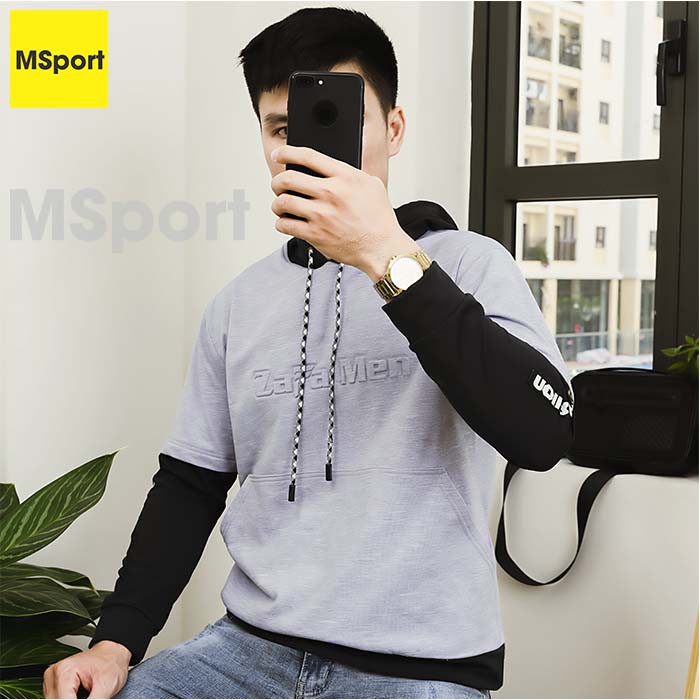 Áo Khoác Nỉ Thể Thao Nam Có Mũ Túi Xéo Phong Cách Hàn Quốc Đẹp, Cao Cấp, Mặc Mát, Mềm Mịn