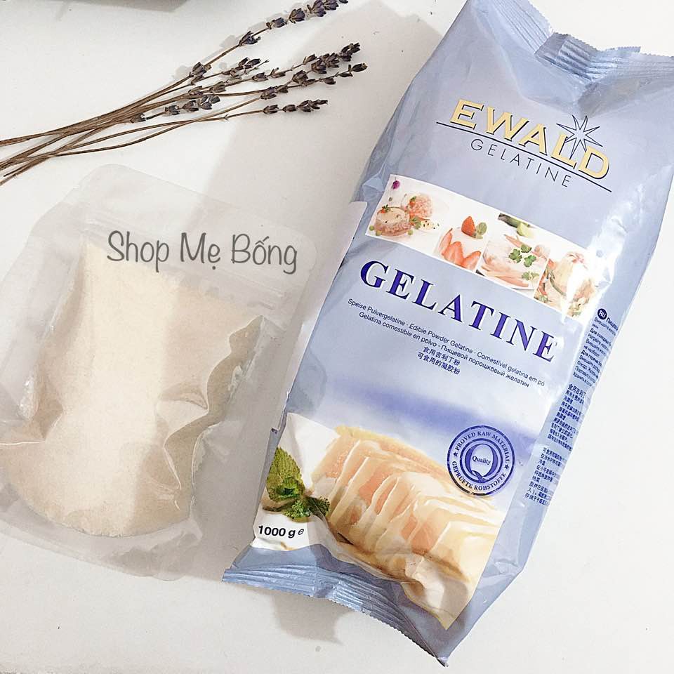 Bột Gelatine Ewald Đức/ 50g/100g