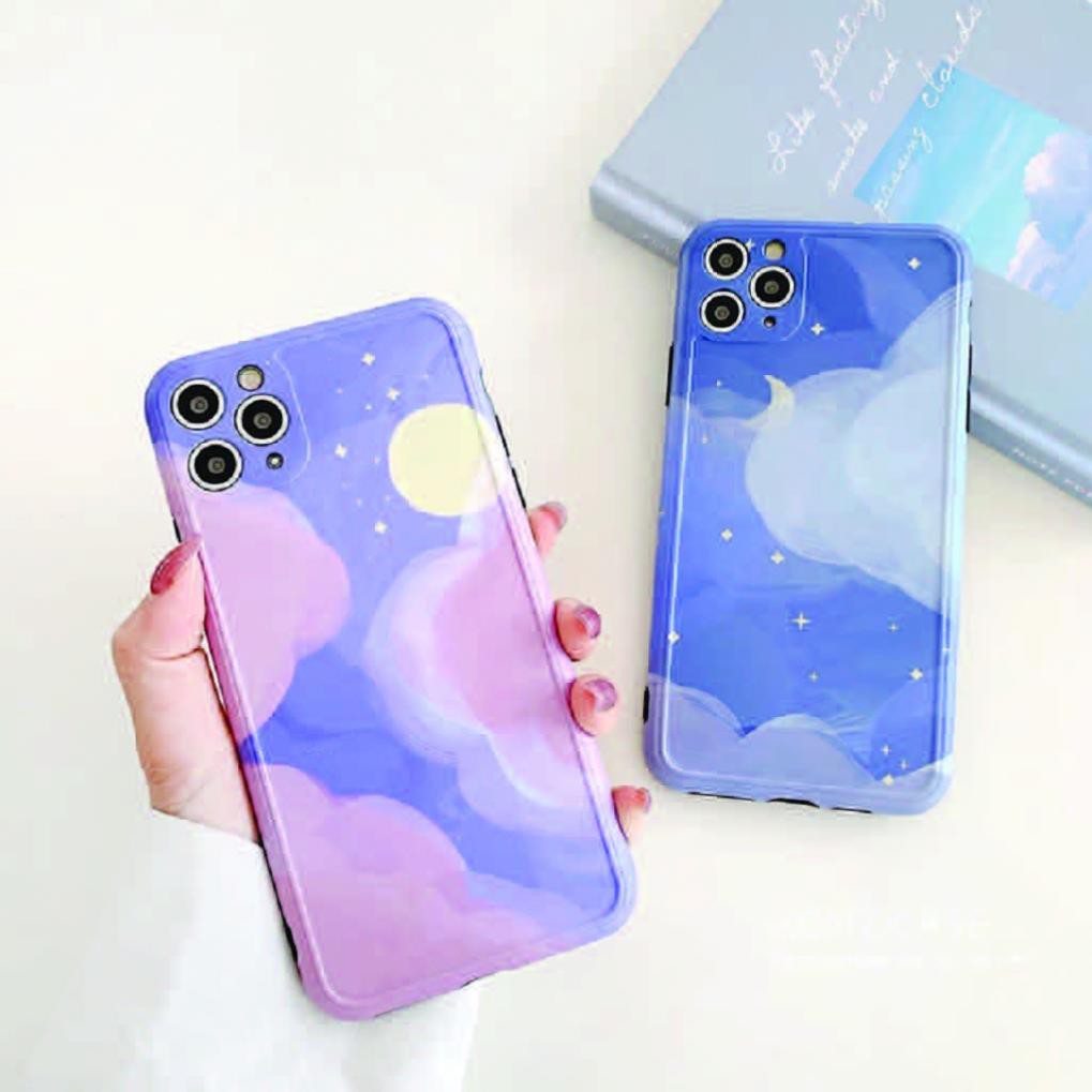 Ốp Lưng Ip ⚡ Ốp Lưng Điện Thoại Ip Sao Và Trăng ⚡ Ip 7/8/7PPlus/8P/X/Xs/Xsmax/11/11Promax- TGDĐ89