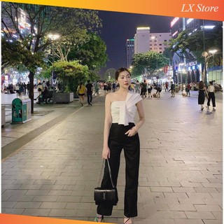 [ẢNH THẬT] Áo CROPTOP Lệch Vai