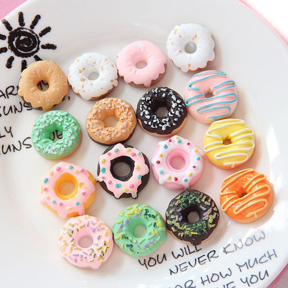 CLEVER Bánh Donut Bằng Nhựa Dễ Thương Dùng Trang Trí DIY
