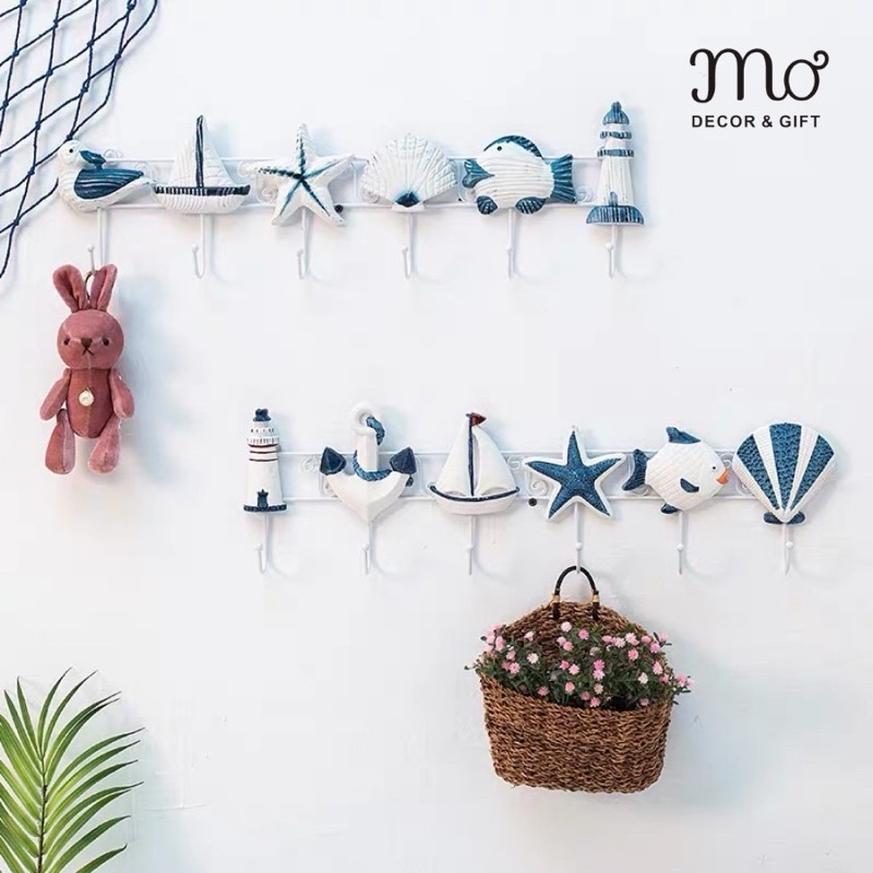 Móc Kim Loại Treo Đồ Decor Phong Cách Địa Trung Hải - MƠDECOR
