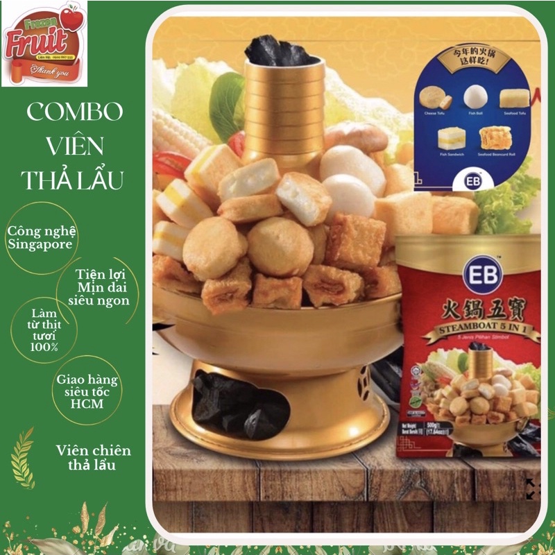 VIÊN THẢ LẨU COMBO 5-1 siêu ngon