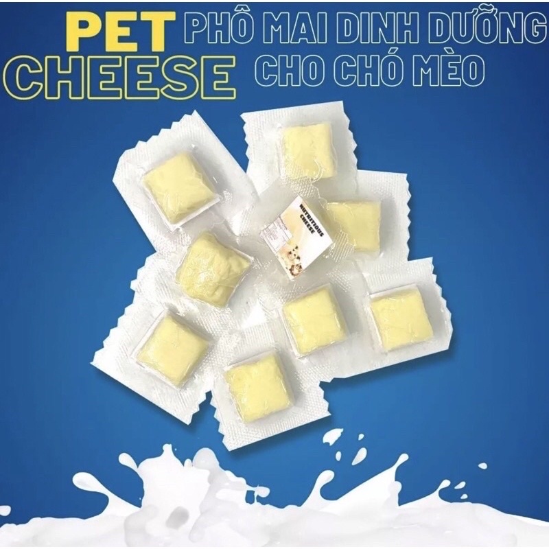 [Hủ 35 viên] Phô mai viên mềm dinh dưỡng Hàn quốc cho chó mèo