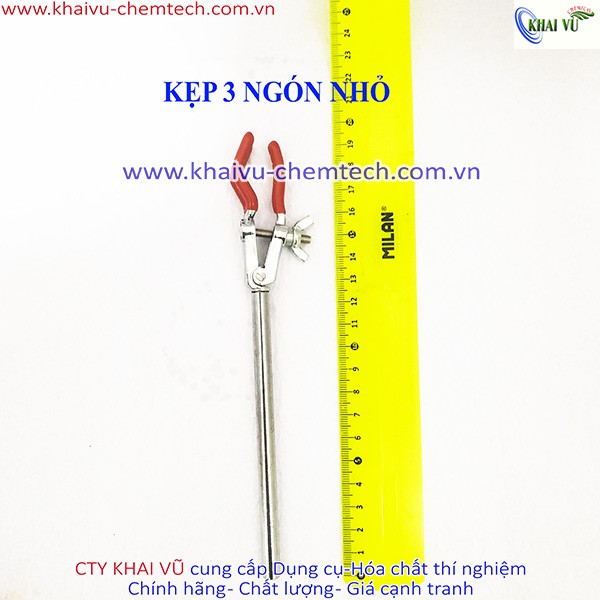 Kẹp 3 ngón (3 chấu) bằng hợp kim bền bỉ dài 19cm, 27cm (Đế không khóa)