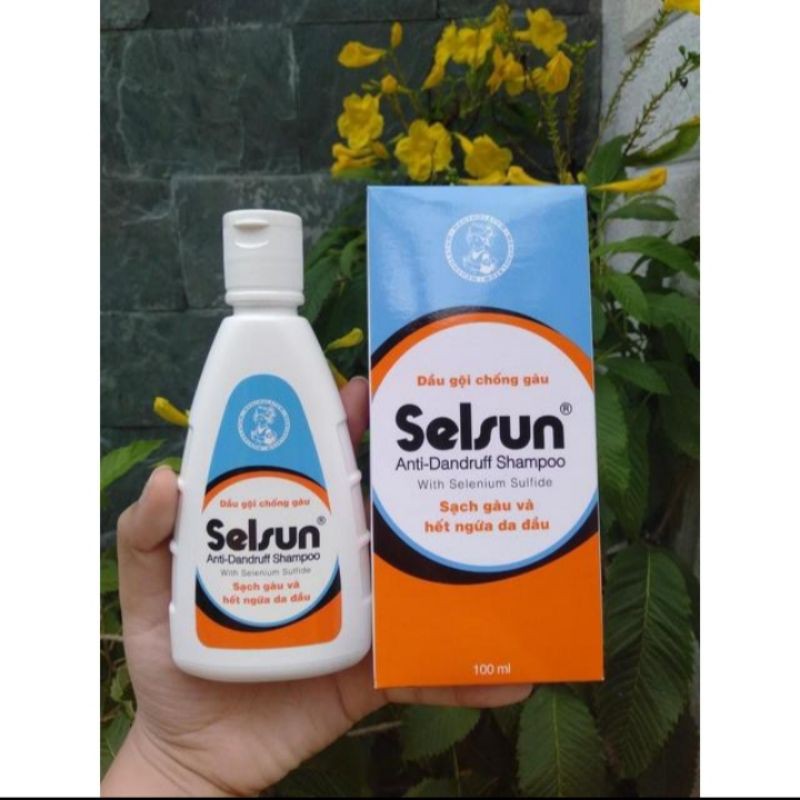 Dầu gội chống gàu và ngứa da đầu Selsun anti – dandruff shampoo100ml hàng chính hãng Selsun