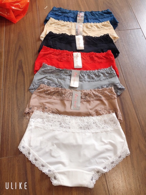 Quần lót Thái Lan SisterHood 9836 - chất thun lạnh mát lịm, phối ren siêu xinh - Freesize từ 48-58kg nhé 😍😍😍