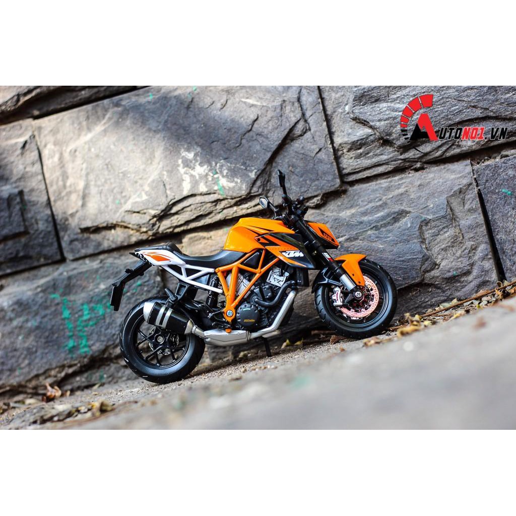 MÔ HÌNH XE KTM 1290 SUPER DUKE R ORANGE 1:12 MAISTO 6767