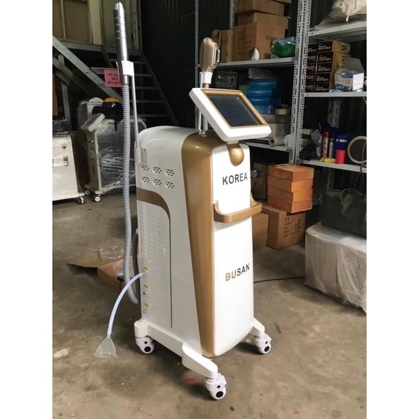 Máy triệt lông laser busan korea - chỉnh postsize to nhỏ tia laser