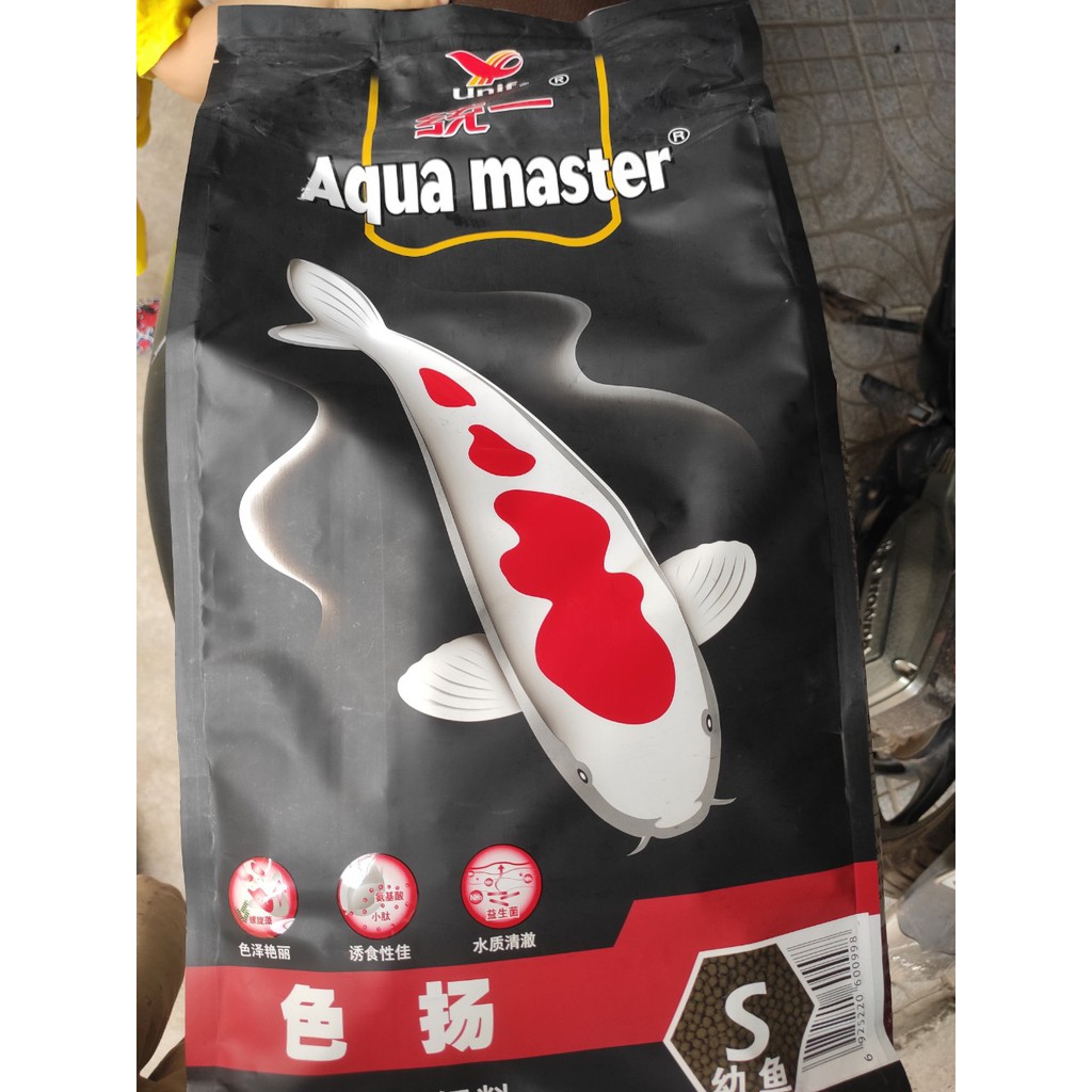 Cám Cá Koi- Thức ăn siêu tăng màu Aqua master Color Enhancer cho koi 1 kg,