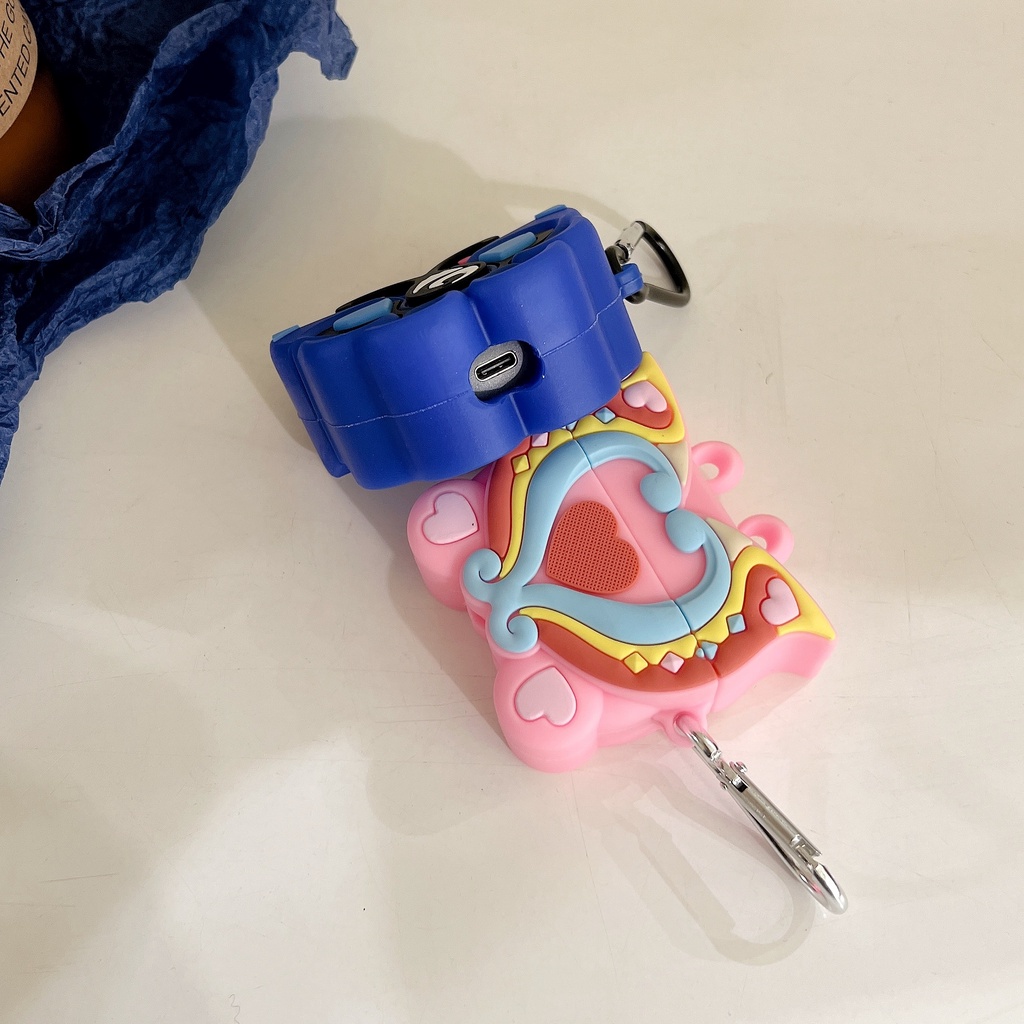 Vỏ Bảo Vệ Hộp Sạc Tai Nghe bluetooth Không Dây Lenovo LP5 Bằng Silicon Mềm Họa Tiết Hoạt Hình 3D Đáng Yêu