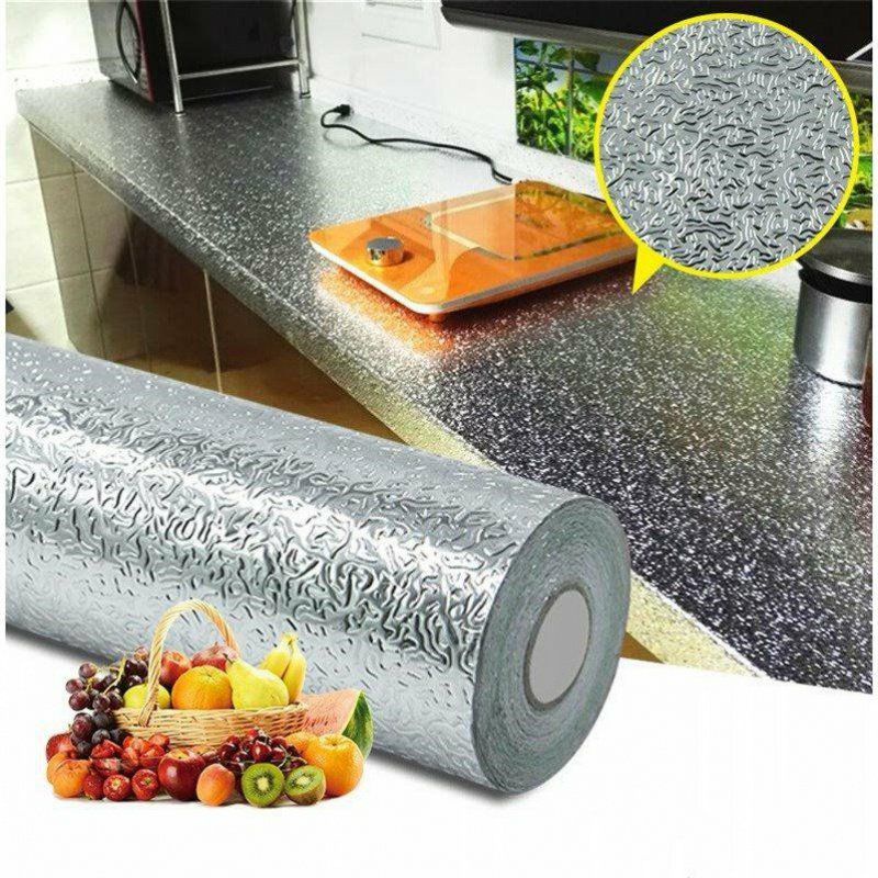 SS5040 Cuộn giấy bạc dán bếp chống thấm cách nhiệt