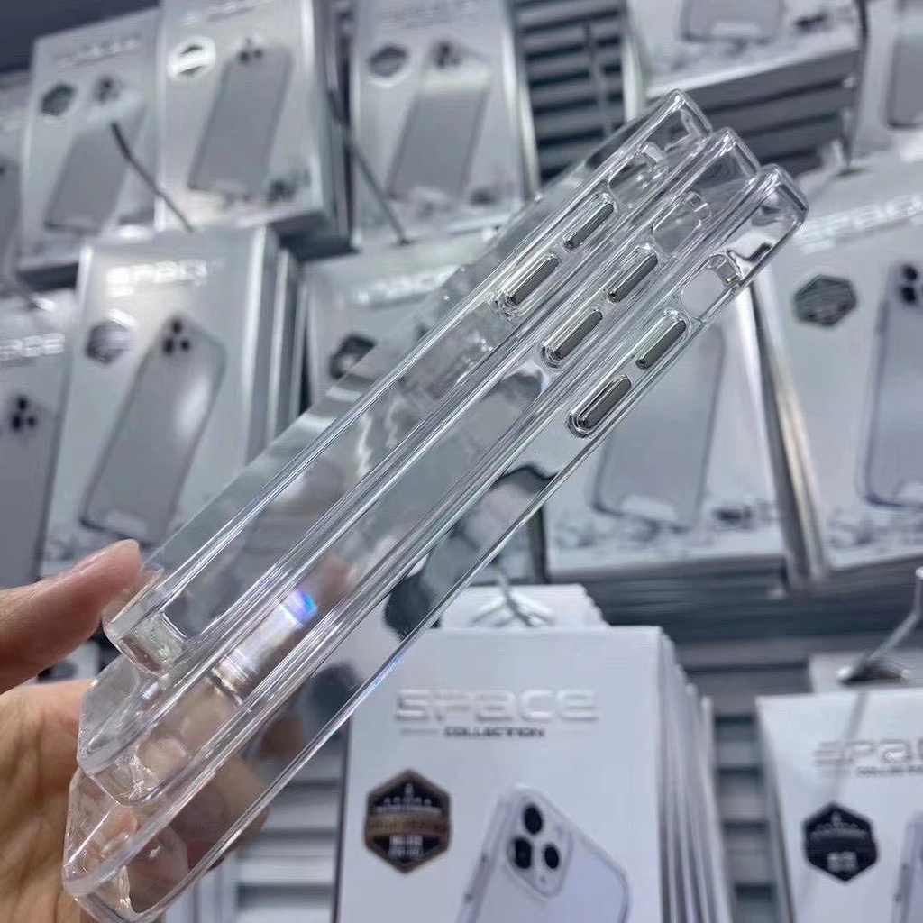 Ốp trong Chống ố vàng SPACE  iPhone14promax,14pro,14plus,14,11, Xr, 11pro, 11ProMax, 12/12pro, 12ProMax...