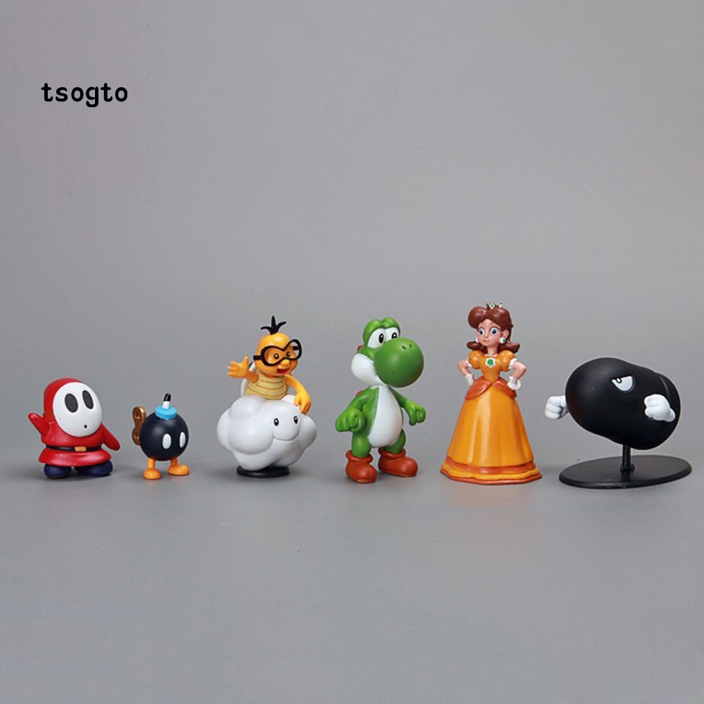 Set 18 Mô Hình Đồ Chơi Các Nhân Vật Trong Game Super Mario