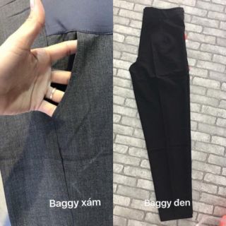 Quần baggy bầu, quần bầu công sở thời trang, chất đẹp